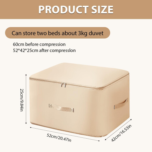 Ultra Space Saving Compression Organizer Bags for Clothes, Blankets & Comforters - Large Size (Pink) 1