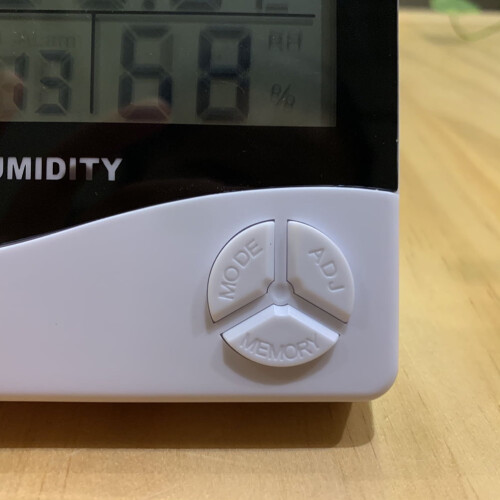 FRCOLOR Innen- und Außenthermometer, Hygrometer, Wecker 1