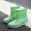Γυναικείες μπότες βροχής, αδιάβροχες, μη καθημερινές μπότες βροχής, κοντές 5