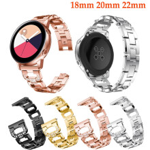 Roestvrijstalen horlogeband met snelsluiting – Compatibel met horloges en smartwatches, 18 mm/20 mm/22 mm