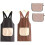 Unisex Cross-Back Apron with Pockets, Waterproof 1