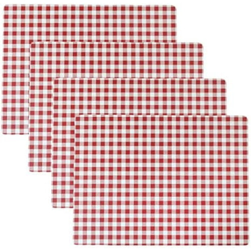Cork Placemats Set of 4, 12 x 16 in, Rectangular