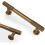 10 Pack 5 Inch Brushed Gold Cabinet Handles 1