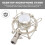 Support de microphone anti-vibration FRCOLOR blanc 5