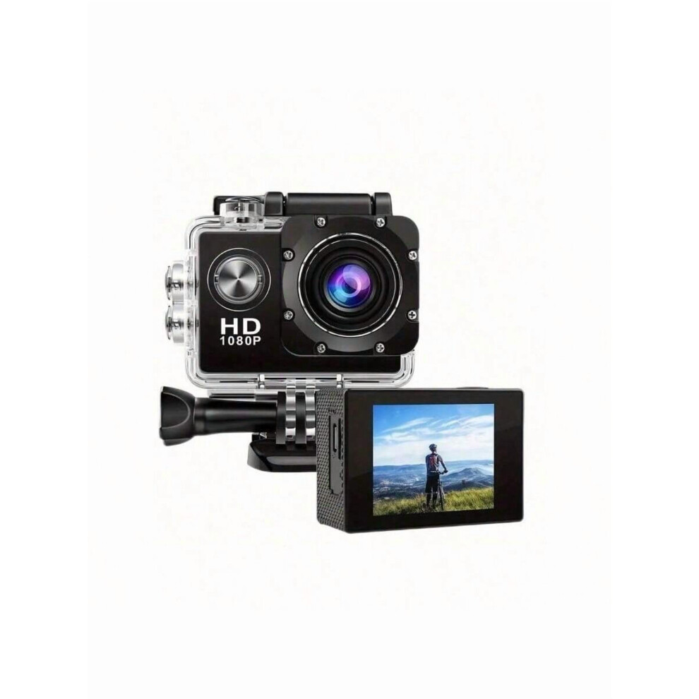 Waterproof Action Camera For Extreme Sports - Hd Video And Photo Capture, Portable And Durable Design, 30M Waterproof Depth 9110895506325