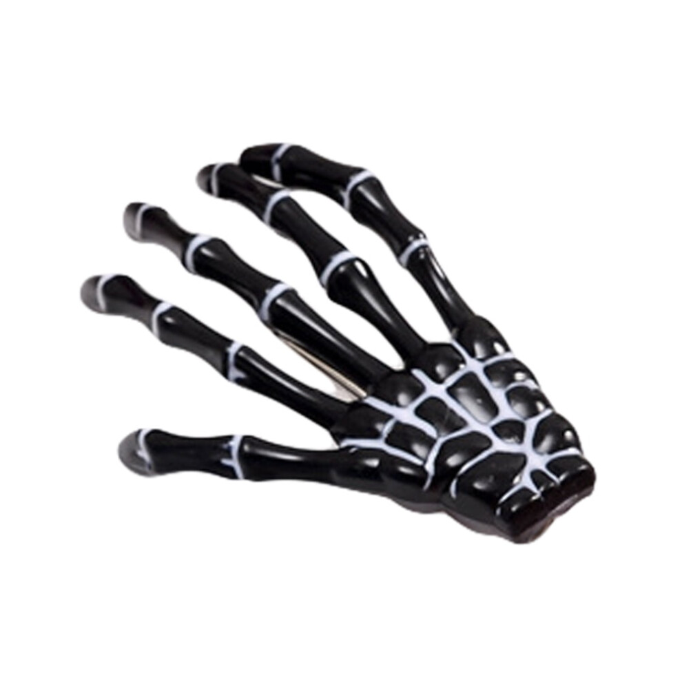 GROFRY Punk Women Skeleton Claw Zombie Hand Hair Clip Hairpin Bobby Pin Halloween Decor