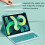 Keyboard Case with Ñ for compatible with iPad 9.7 5th and 6th Generation 4