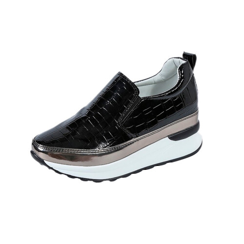 Γυναικεία Μόδα Casual Πλατφόρμες Slip On Loafers Παπούτσια Ψηλοτάκουνα Αθλητικά Παπούτσια