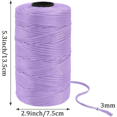 Snáth Macramé Cothrom PP 3mm Rolla 200m – 32 Dath 1