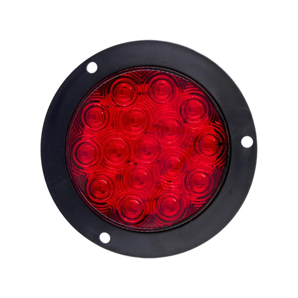 24V Car Truck Trailer Round Tail Lights - Rear Turn Signal Stop Side Warning Lights For Trucks Trailers White 9425574902030