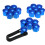 20pcs Universal 21mm Wheel Nut Covers Lug Nut Caps Screw Protector 2