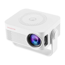 Portable 1080P HD Mini Projector, Bluetooth Home Theater, Compact Outdoor Movie Projector for Smartphones & Gaming, Easy Setup – Compatible with