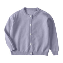 Cardigan lavorato a maglia per bambine, per neonate e bambine, 2025, alla moda, colore carino, maniche lunghe, stile sottile, con bottoni, cappotto,