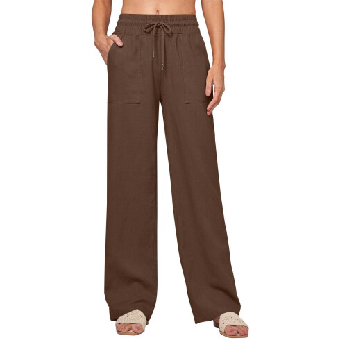 Damen Winter-Freizeithose, einfarbig, mit Stretchbund 1