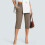 Παντελόνι Capri για γυναίκες Plus Size με ψηλή μέση, casual, κοντό παντελόνι εργασίας, 2
