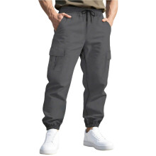 lulshou Cargohose für Herren, lässige, sportliche Arbeitshose mit geradem Bein und mehreren Taschen für Outdoor-Aktivitäten und den Alltag,