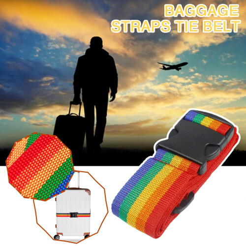 Cinghie di sicurezza extra resistenti per valigie da viaggio, regolabili U7J9 2