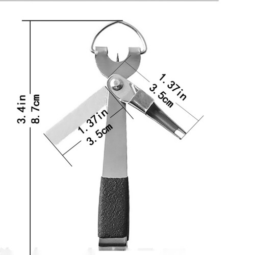 Fishing Knot Tying Tool Multifunctional Nippers with 2