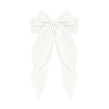 Elegante, übergroße Haarspange aus Chiffon mit Schleife und langem Band für Damen und Mädchen – stilvolles Haaraccessoire