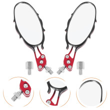 1 Pair Motorcycle Side Mirrors Durable Rear View Mirrors For Handlebars Enhanced Safety And Visibility Design