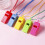 12Pcs Whistle,Cheerleading Support Whistle for Coaches,Plastic Material Emergency Whistle,Yellow 2