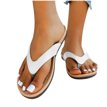 Chanclas para mujer, sandalias tipo chanclas muy cómodas, de color liso, para la playa, calzado informal, sandalias deportivas de verano para