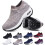 Γυναικεία slip-on αθλητικά παπούτσια για περπάτημα, ορθοπεδικά, άνετα αθλητικά 1