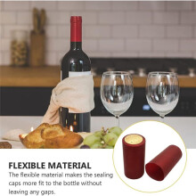 150 Pcs Wine Sealer for Bottles PVC Heat Shrink Capsules Bottle Caps for Wine Making Cellars and Home Use