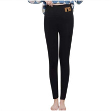 Calças térmicas femininas casuais estampadas, cintura alta, para manter o corpo aquecido, ideais para climas frios, além de serem perfeitas como