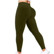 Naisten yksiväriset korkeavyötäröiset, joustavat lantiolla varustetut leggingsit, tiukat ja ihonväriset joogahousut, koko S-2XL