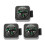 Motorcycle Compass Round Multi ABS 3Pcs Simple Design Adjustable Direction 1