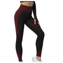 Women's Pants Wearing Quick Drying Hollowed Out Gradient Buttocks Long Yoga Pants S-3XL