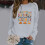 Felpa da donna girocollo a maniche lunghe, casual, pullover 2