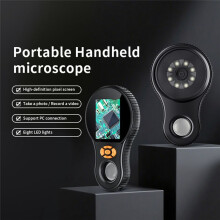 Nieuwe 500X Digitale Handmicroscoop met Vergrootglas en Licht voor Elektronica, Munten, Sieraden en Horlogereparaties