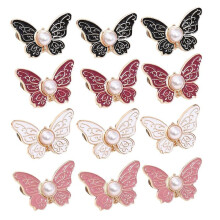 Abnehmbare Butterfly-Clips, 2er-Pack Abnehmbare Butterfly-Clips, Butterfly-Schnallenverschluss, Butterfly-Taillen-Cinching-Knopf