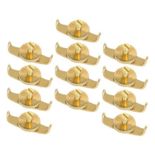 12Pcs Copper Erhu Fine Tuners String Adjusters Fine Tuning Tools for Erhu Musical Instrument Accessories