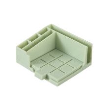 Halter für Haftnotizen, Schablonenspender für Haftnotizen (3x3/4x4 Zoll) mit Vorlage, Notizblock-Organizer Fürs Büro, Grün