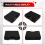 Microphone Storage Box Home Recording Equipment Case Carrying Holder Electronics Pouch Travel 3