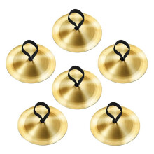 6 Pieces Finger Cymbals Belly Dancing Finger Dance Zills Musical Instrument for Dancer Party Live Performances