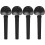 4pcs Viola Peg String Tuning Keys Pegs Ebony Wood String Instrument Accessories Viola Parts 1