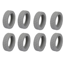 8pcs Suitcase Wheel Protector, Silent Silicone Wheel Protector, Universal Wheel Replacement Accessory