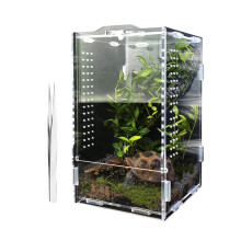 Jumping Spider Enclosure, Tarantula-Enclosure Large Acrylic Terrarium, Reptile Enclosure Jumping Spider Accessories
