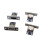 20Pcs USB Jack 3.1 Type-C 2Pin Female Connector Jack Data Charging Port Small Electrical Charging Base with Fixing Plate 5