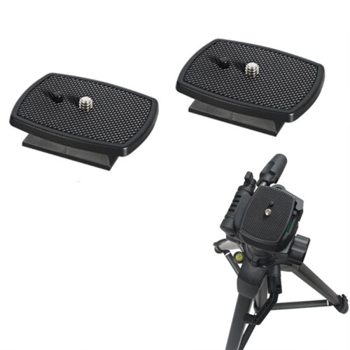 2 Pack 43x43mm Quick Release Plate for Tripods Camera Mount Adapter with Screws 2