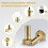 Brass Lamp  Knob,Turn /Off Light  Knob Replacement,Standard Size Twist  Knobs 4pcs 4