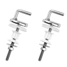 Toilet Hinges Universal Top Fix Hinge Stainless Steel Replacement Toilet Parts