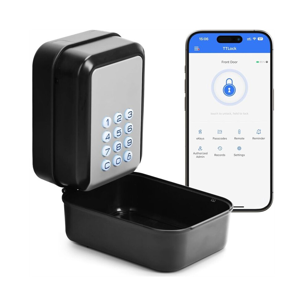 Key Lock Box Electronic Lock Box With App Control And Pin Code Type,For Airbnb-Real Estate Agent Office 4712433846778