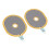 2Pcs Thin Film Pressure Sensor 0.5-50KG, Ring Shaped Force Sensor 12