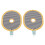 2Pcs Thin Film Pressure Sensor 0.5-50KG, Ring Shaped Force Sensor 15