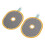 2Pcs Thin Film Pressure Sensor 0.5-50KG, Ring Shaped Force Sensor 10